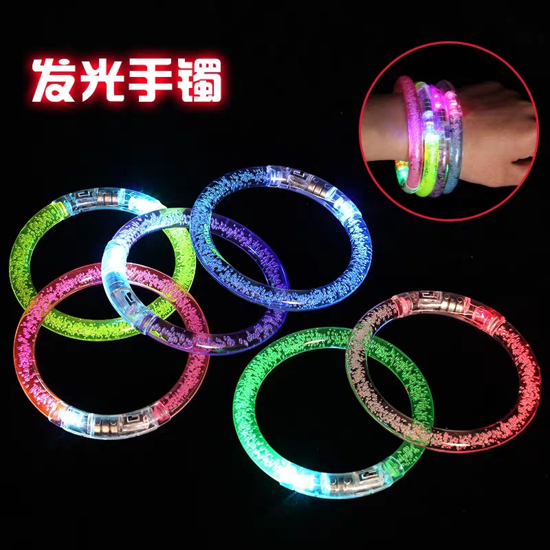 Acrylic Flash Bracelet Jewelry Luminous Bracelet Light Stick Party Cheering Props Children&#039;s Toys