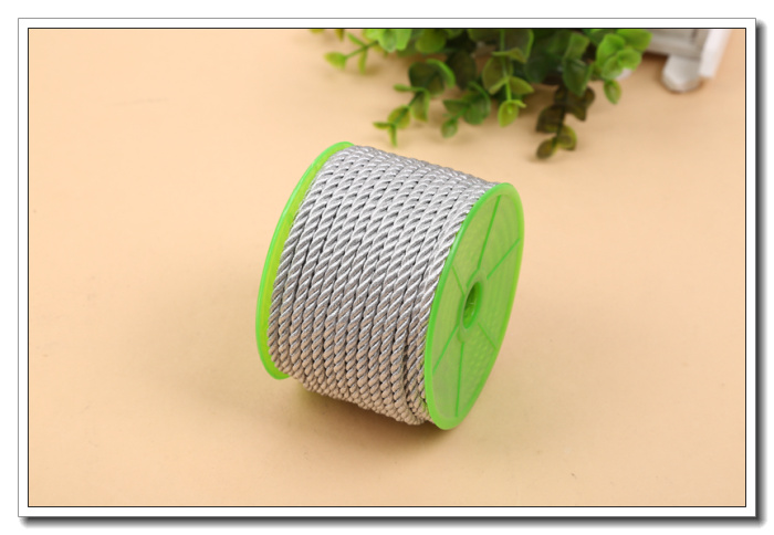 Manufacturer direct sale of gold and silver wire double rope polyester rope DIY braided rope. Manufacturer direct sale of gold and silver wire double rope polyester rope DIY braided rope.
