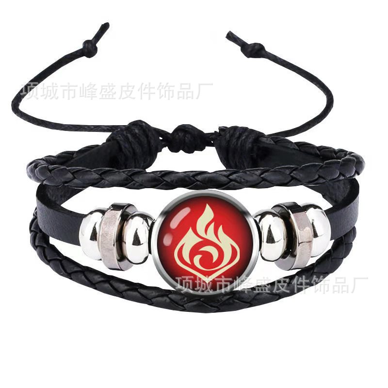 SOURCE Manufacturer Anime Secondary Yuan Original God Bracelet Game Luminous Bracelet Eye of God Element Bracelet