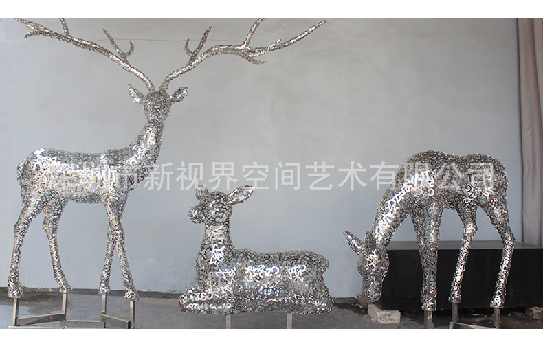 Letter Deer Animal Luminous Metal Outdoor Garden Landscape Sketch Factory Metal Deer Letter Deer Animal Luminous Metal Outdoor Garden Landscape Sketch Factory Metal Deer