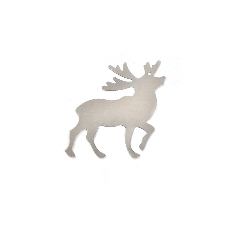 Iron Metal Crafts Iron Christmas Deer Christmas Product Stamping Accessories Metal Deer Iron Metal Crafts Iron Christmas Deer Christmas Product Stamping Accessories Metal Deer
