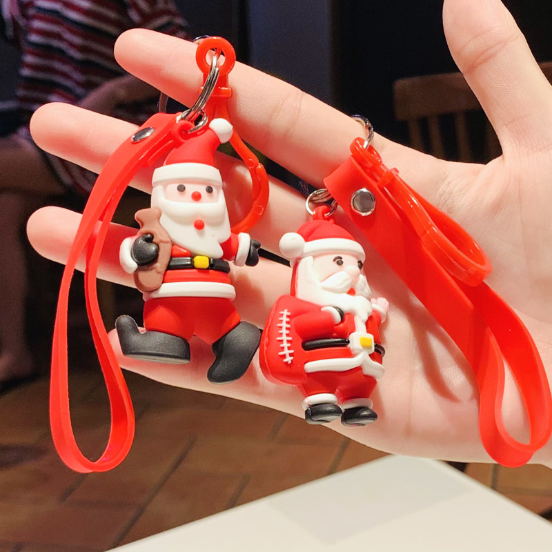 Creative New Leather Rope Christmas Gift Pendant Christmas Tree Pendant festival pendant