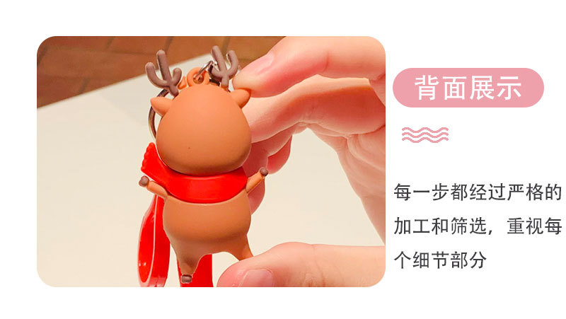 Creative New Leather Rope Christmas Gift Pendant Christmas Tree Pendant festival pendant