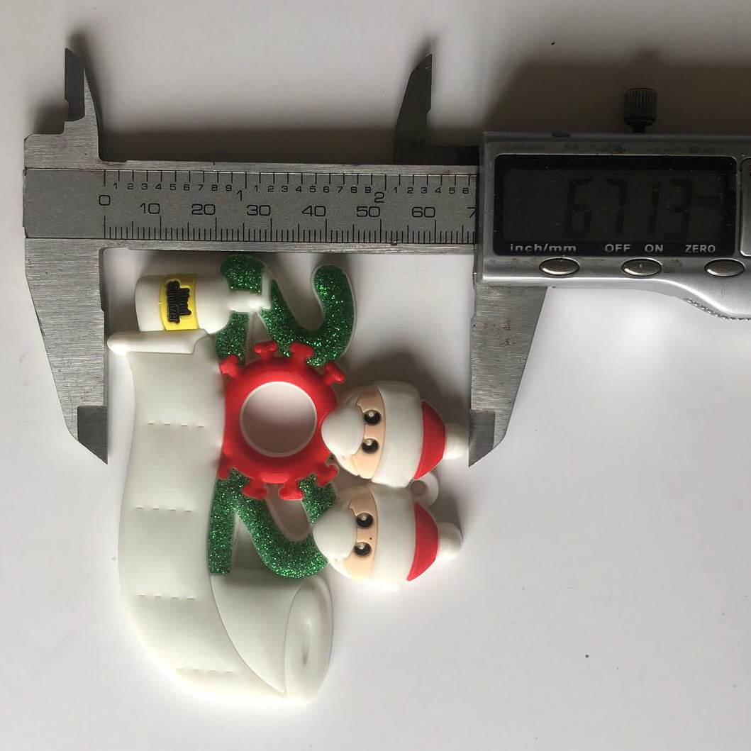 Christmas Ornament Mask Snowman Christmas Tree Festival Pendant DIY Name Blessing Decorations