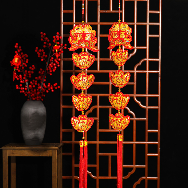 festival pendant Ethnic Style National Fashion Pisces String Lantern Apple Pendant Wholesale Holiday Ornaments
