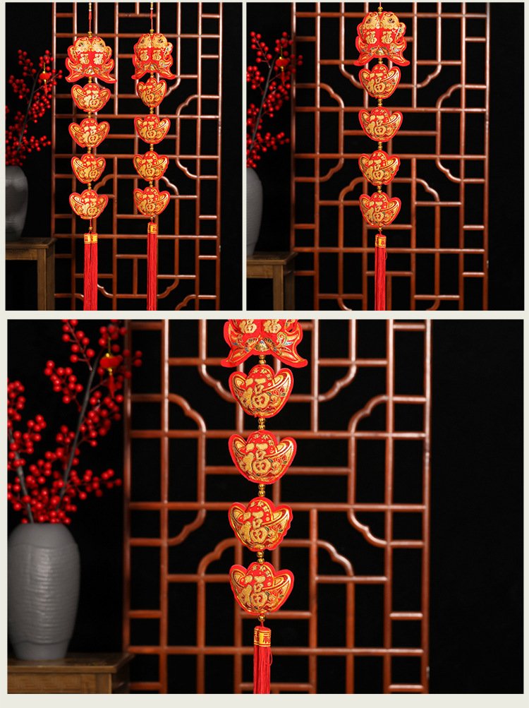 festival pendant Ethnic Style National Fashion Pisces String Lantern Apple Pendant Wholesale Holiday Ornaments