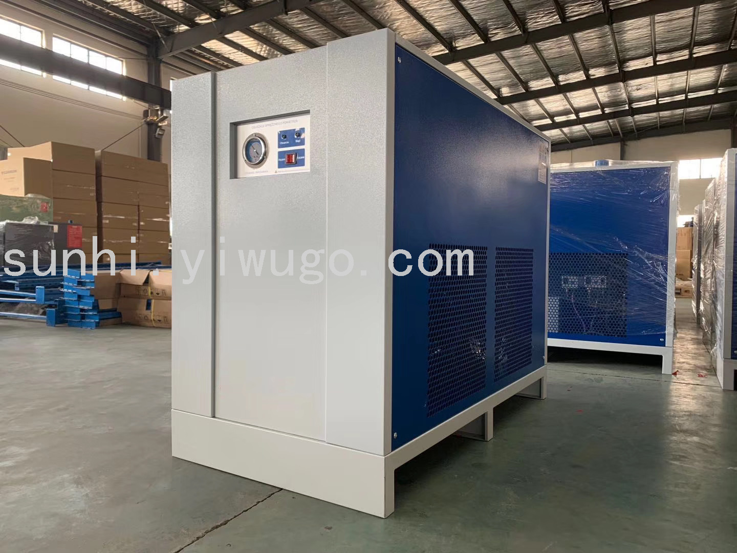 Integrated Permanent Magnet High Efficiency Split Coupling Belt Compressor Air Compressor Air Cooler 37kw