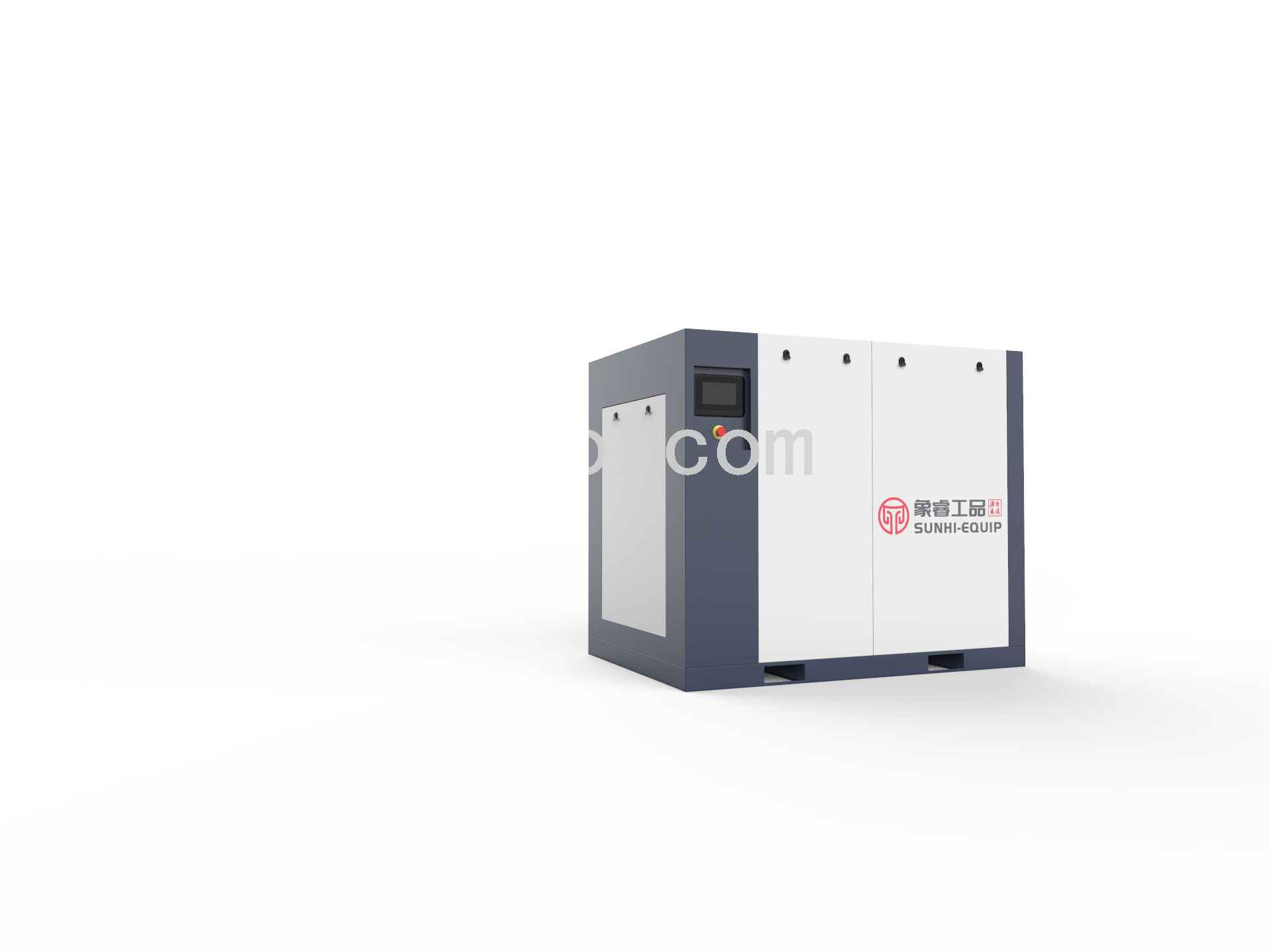 Jiangtian Permanent Magnet Rare Earth High Efficiency Motor Air Compressor Oil-Free Mute Twin Screw Moving Piston 75kW