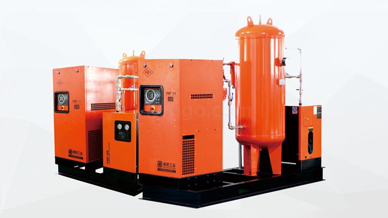 Bosi product yinuo series sky-mounted energy-saving screw compression all-in-one air compressor 11KW