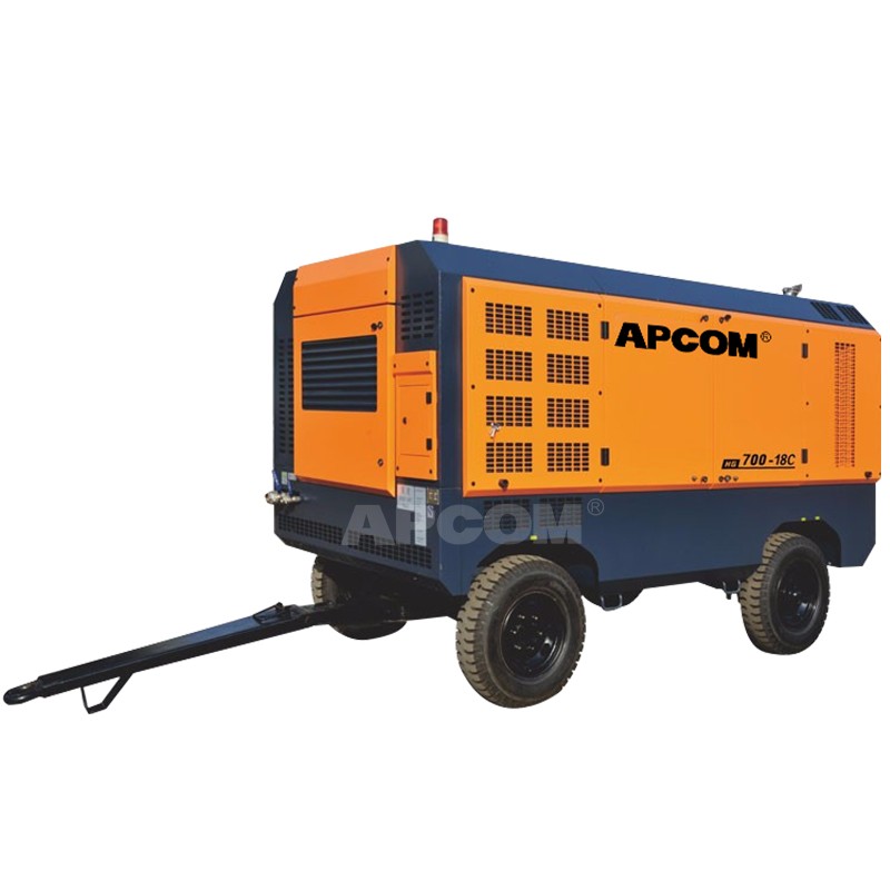 OPEC HG Series Medium and Large Diesel Moving Screw Air Compressor HG800-14C/800cfm Mobile Air Compressor