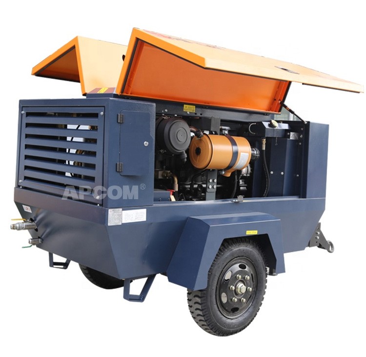 OPEC HG Series Medium and Large Diesel Moving Screw Air Compressor HG800-14C/800cfm Mobile Air Compressor