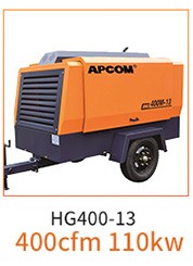 OPEC HG Series Medium and Large Diesel Moving Screw Air Compressor HG800-14C/800cfm Mobile Air Compressor