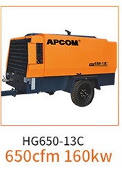 OPEC HG Series Medium and Large Diesel Moving Screw Air Compressor HG800-14C/800cfm Mobile Air Compressor