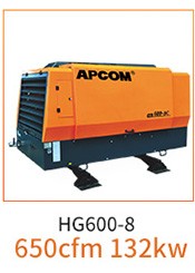OPEC HG Series Medium and Large Diesel Moving Screw Air Compressor HG800-14C/800cfm Mobile Air Compressor