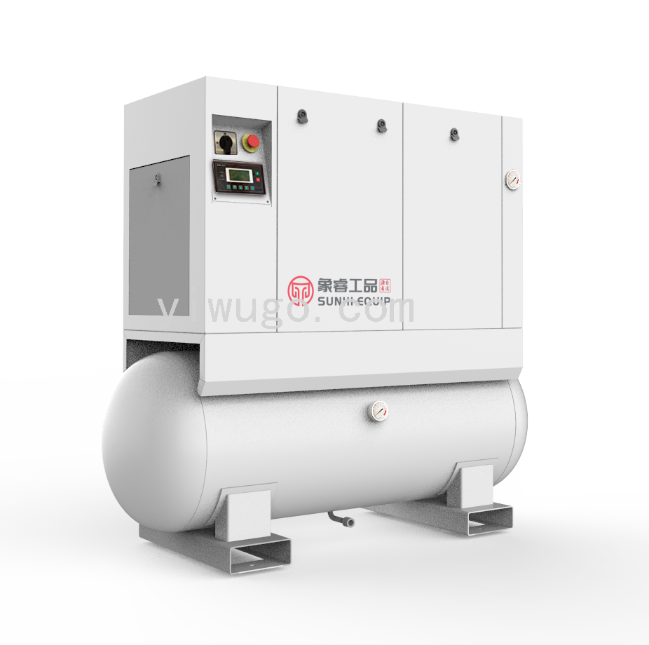 Combined Convenient Installation Screw Machine Screw Air Compressor 10hp for Small and Medium-Sized Factories