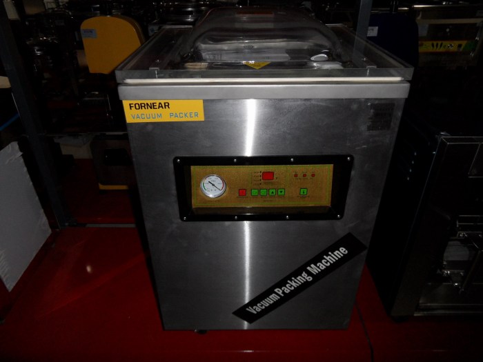Floor vacuum packaging machine dz - 500/2 e (vacuum chamber stainless steel)