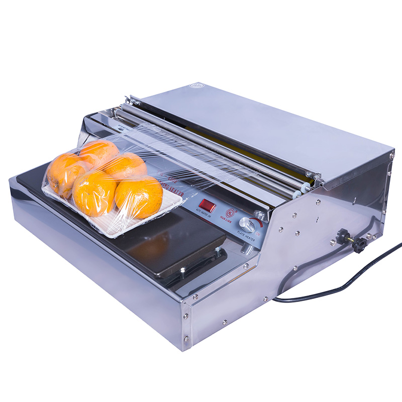 TW-450F Built-in Stainless Steel Plastic Wrap Packaging Machine Food Preservation Sealing Machine/Cutting Machine