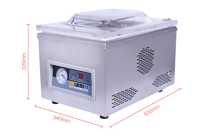 DZ-260 Desktop Vacuum Packaging Machine Food Vacuum Machine Single-Chamber Vacuum Machine Vacuum Machine Vacuum Sealing