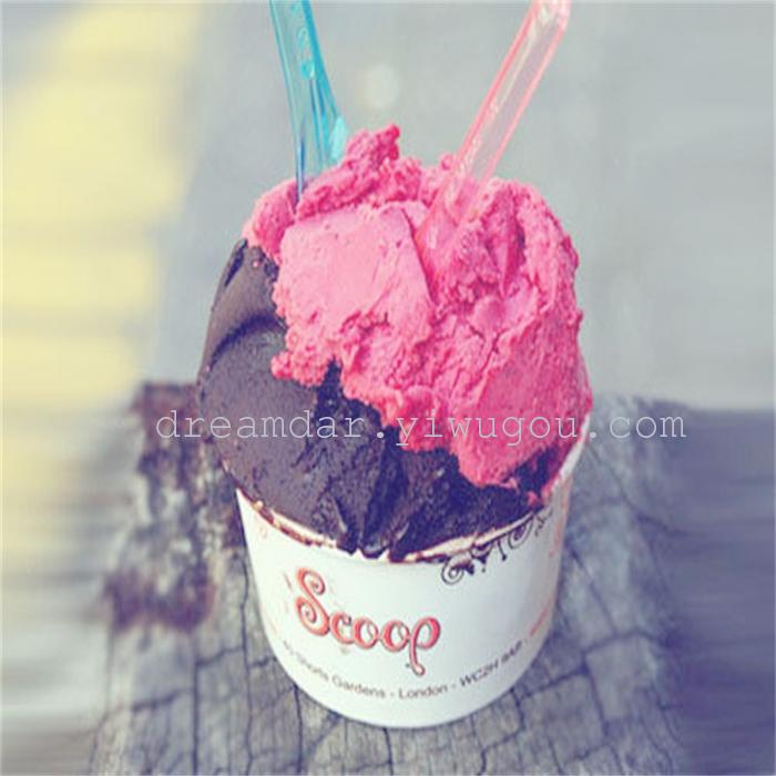 Single head spray paint vertical four color jam ice cream machine
