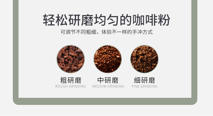 Cross-Border Supply Coffee Coffee Grinder Manual Coffee Machine Coffee Bean Grinder Family-Use Grinder Washing Mill
