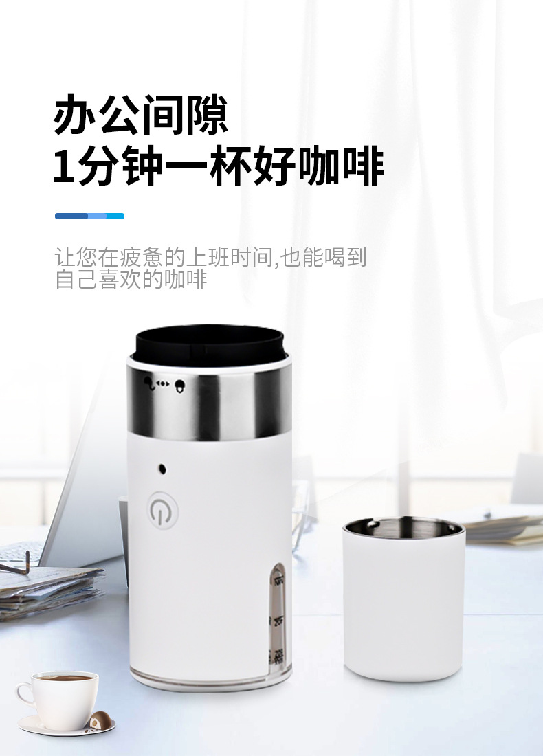 Portable Electric Function Coffee Machine American Capsule Coffee Pot Household Car Instant CapsuleGround Coffee Portable Electric Function Coffee Machine American Capsule Coffee Pot Household Car Instant CapsuleGround Coffee