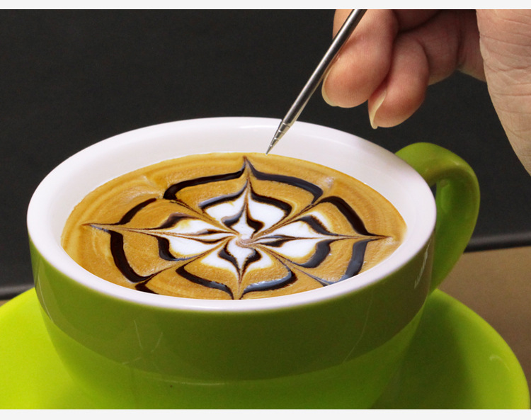 Coffee Latte Needle Capsicino Fancy Garland Carving 304 Stainless Steel Flower Needle Italian Coffee Machine Matching Coffee Latte Needle Capsicino Fancy Garland Carving 304 Stainless Steel Flower Needle Italian Coffee Machine Matching
