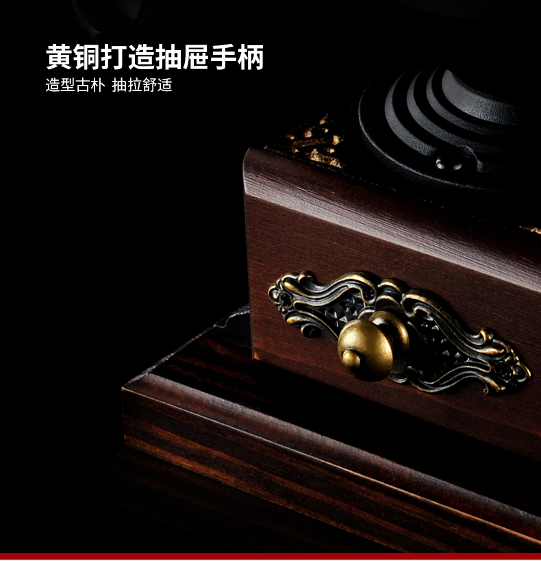 Retro Manual Grinding Machine Household Coffee Bean Grinder Manual Coffee Maker Mill X-5