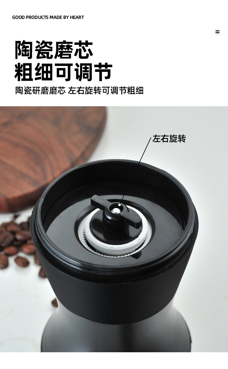 Coffee Machine Bean Grinder Manual Flour Mill Commercial Italian Manual Grinding Machines Household Portable