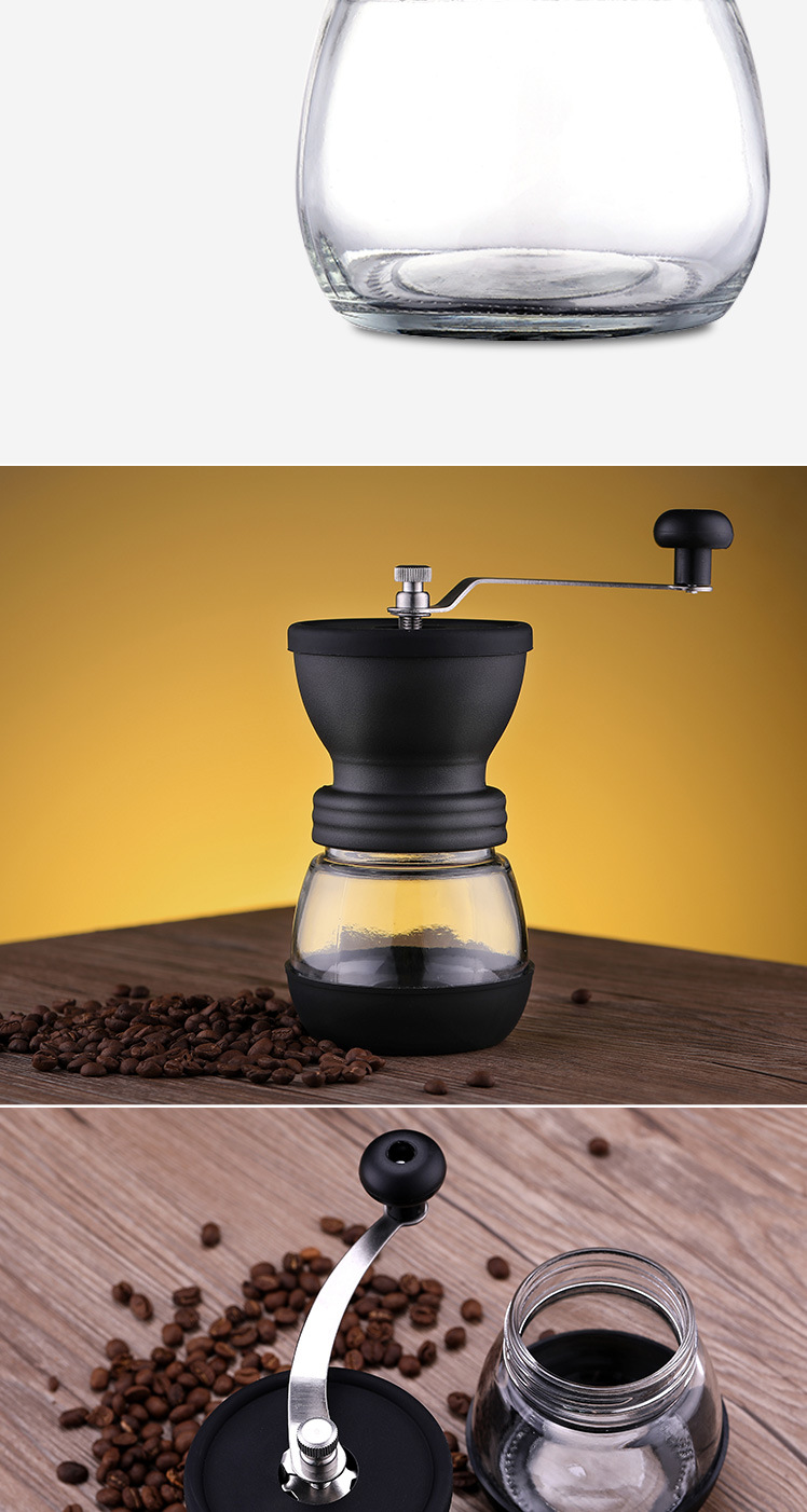 Washing Manually Operated Coffee Grinder Manual Coffee Machine Coffee Bean Grinder Family-Use    Coffee Machine