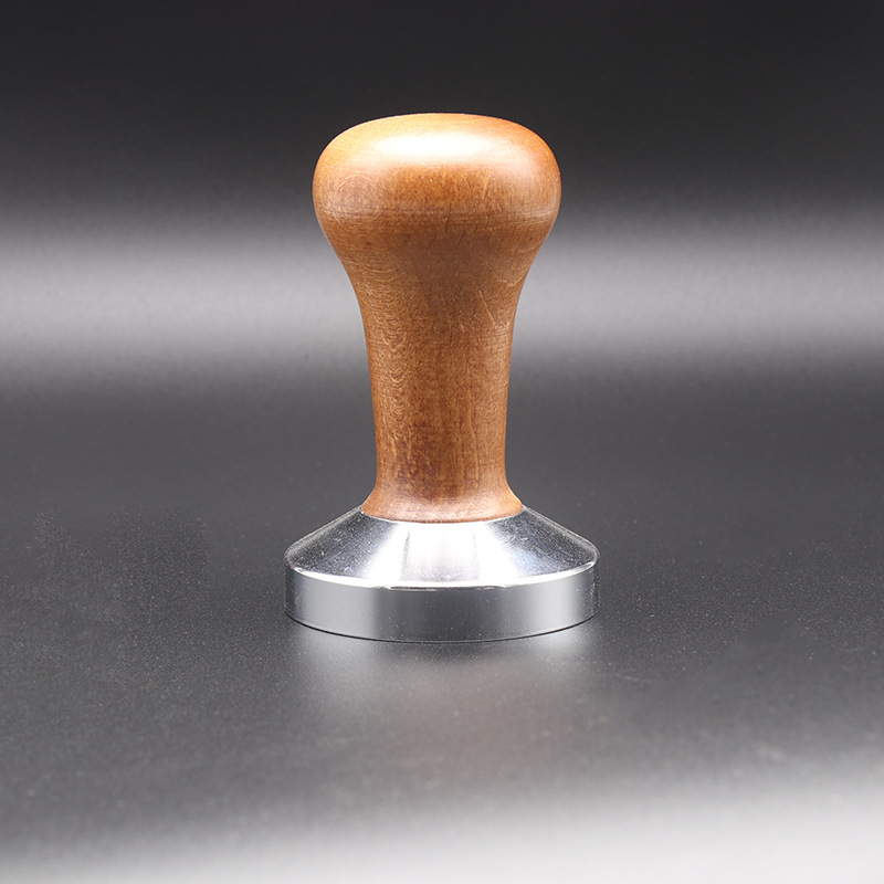 Stainless Steel 58 Thread Tamper Powder Tamper Bottom Huanghuali Solid Wood Handle Italian Coffee Machine Powder Tamper Stainless Steel 58 Thread Tamper Powder Tamper Bottom Huanghuali Solid Wood Handle Italian Coffee Machine Powder Tamper