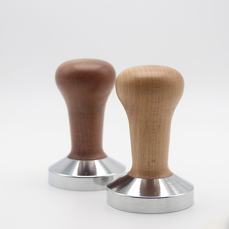 Stainless Steel 58 Thread Tamper Powder Tamper Bottom Huanghuali Solid Wood Handle Italian Coffee Machine Powder Tamper Stainless Steel 58 Thread Tamper Powder Tamper Bottom Huanghuali Solid Wood Handle Italian Coffee Machine Powder Tamper