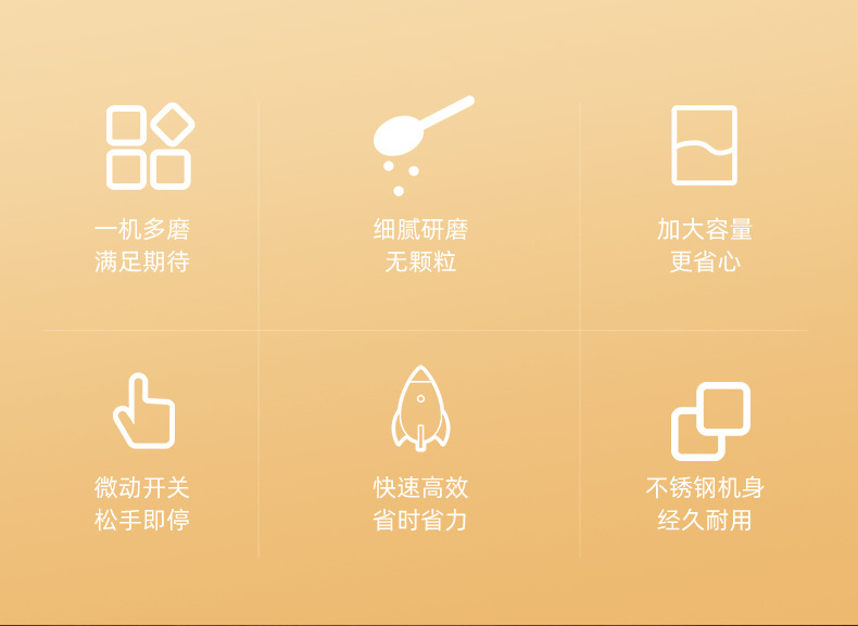 Factory Direct Supply Multifunctional Powder Machine Household Grinder Cereals Grinder Commercial Coffee Coffee  Juicer