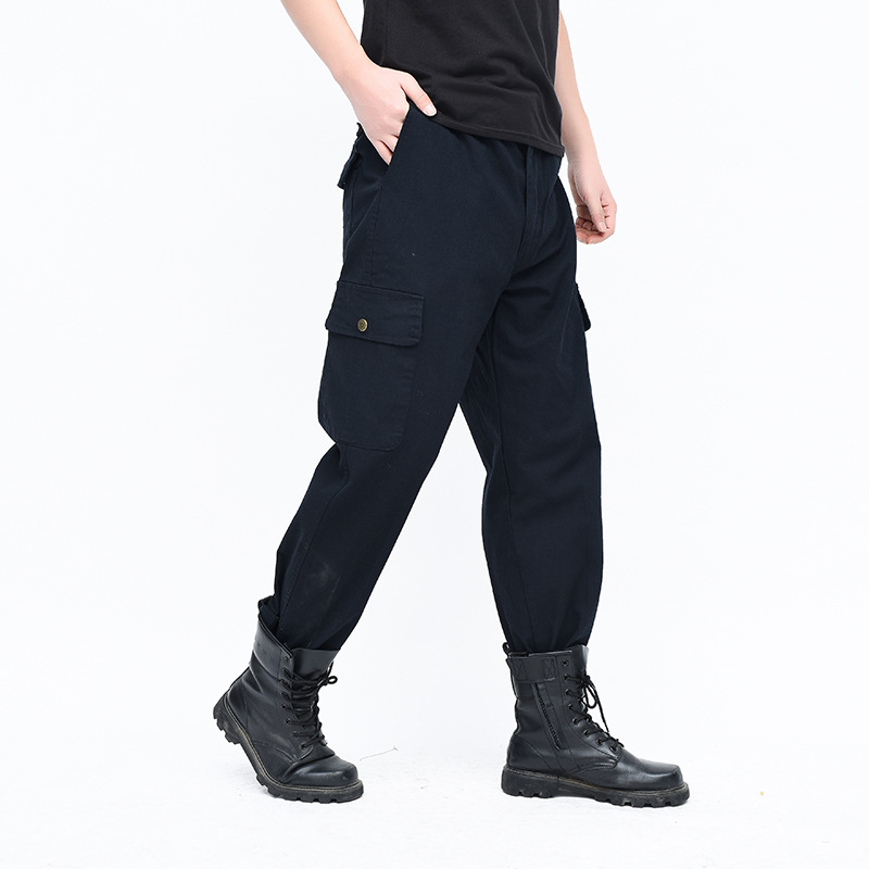 Overalls Work Pants Outdoor Casual Electric Welding Machine Repair Labor Protection Work Pants MultiPocket Green