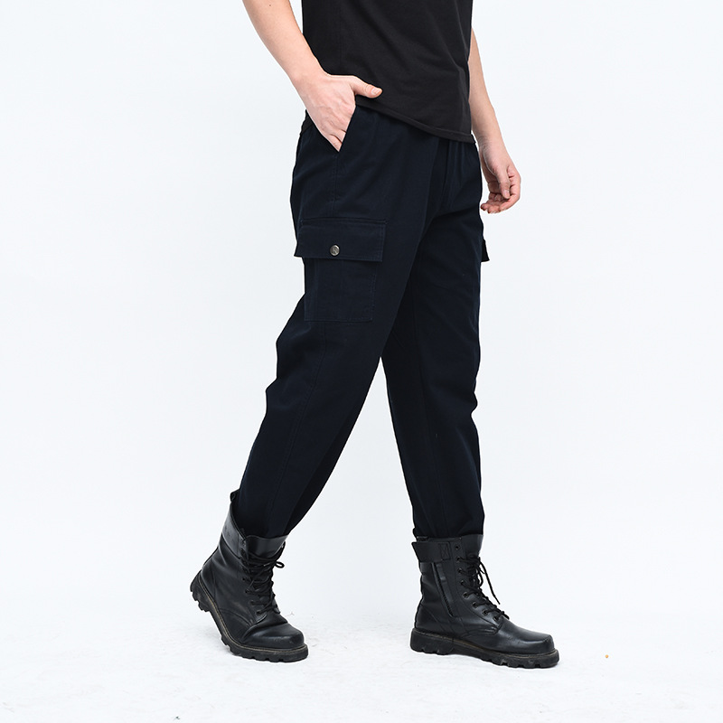 Overalls Work Pants Outdoor Casual Electric Welding Machine Repair Labor Protection Work Pants MultiPocket Green