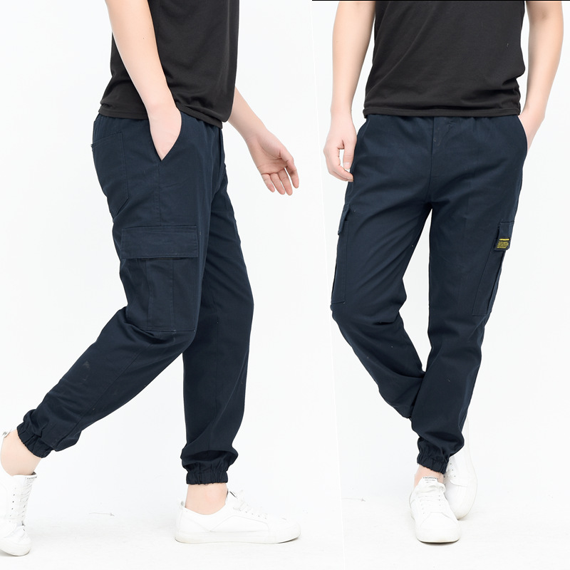 Overalls Work Pants Outdoor Casual Electric Welding Machine Repair Labor Protection Work Pants MultiPocket Green