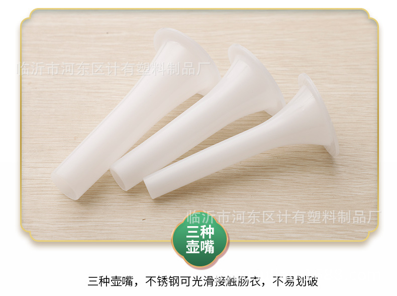 HandHeld Food Grade Sausage Filler Sausage Funnel Commercial Manual Sausage Filling Machine HandPushed Sausage Machine