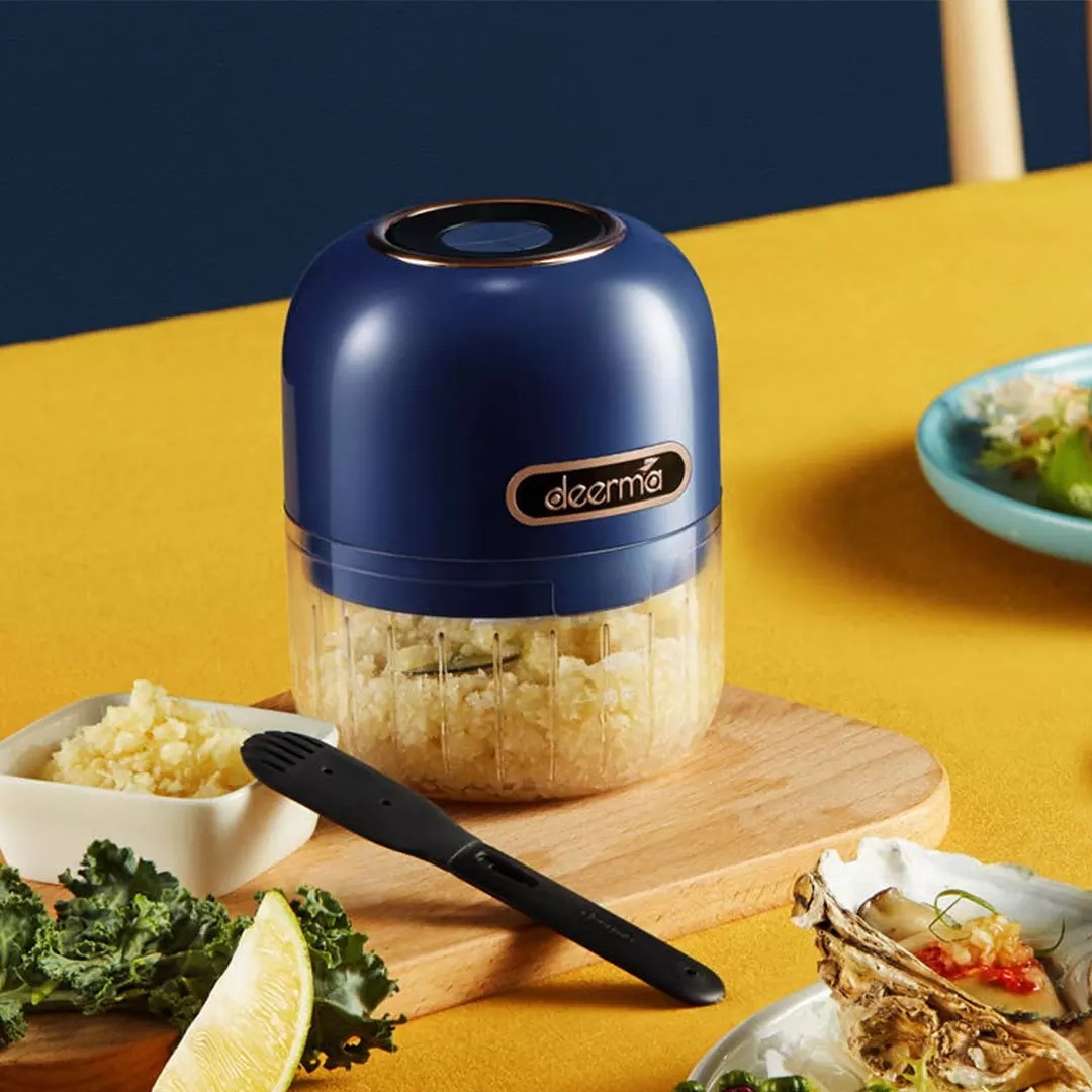Deerma Wireless Electric Garlic Stirring Machine Portable Food Cooking Machine Mini Multi-Function Meat Grinder