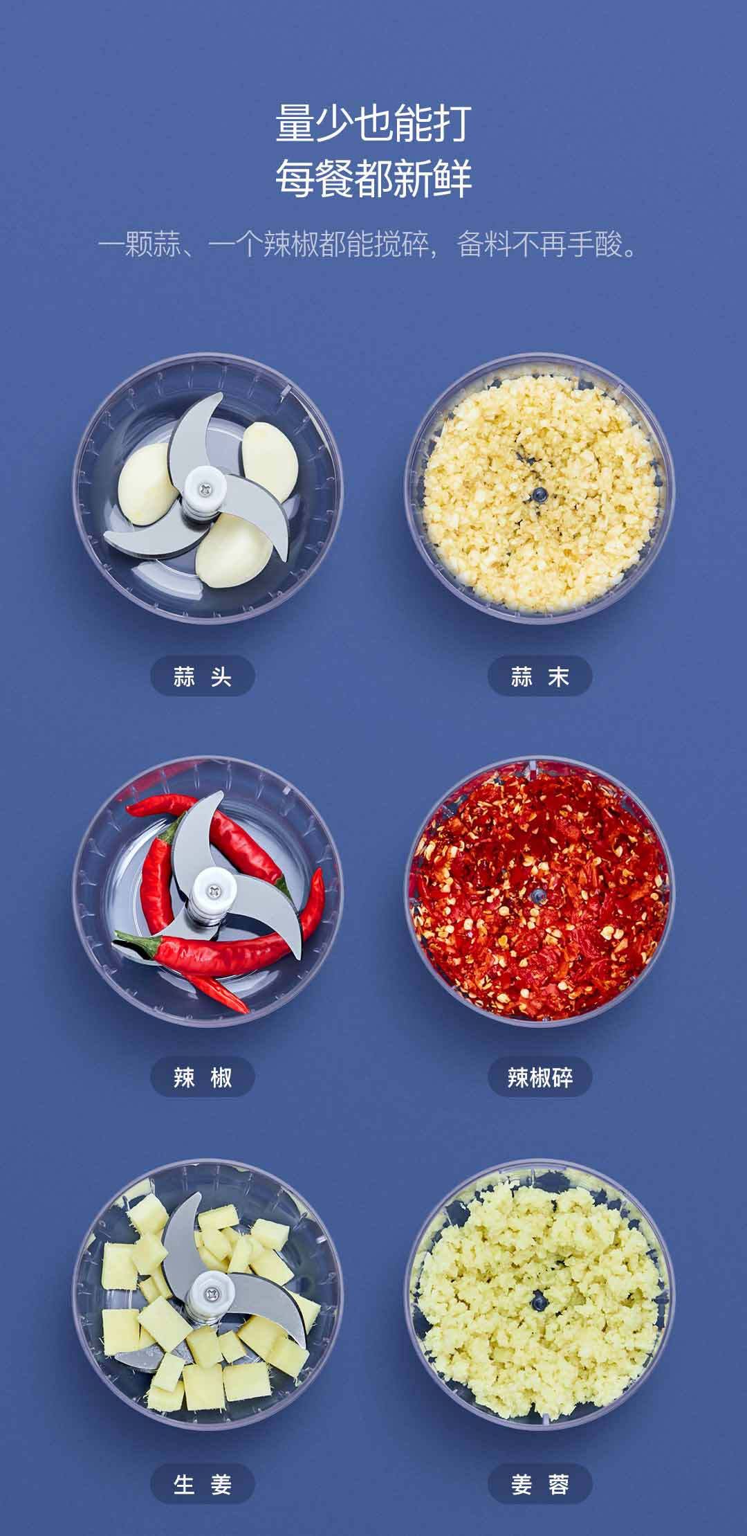 Deerma Wireless Electric Garlic Stirring Machine Portable Food Cooking Machine Mini Multi-Function Meat Grinder Deerma Wireless Electric Garlic Stirring Machine Portable Food Cooking Machine Mini Multi-Function Meat Grinder