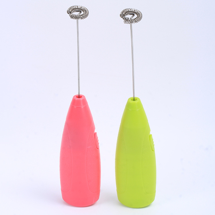 Electric handheld egg beater, mini stainless steel coffee mixer