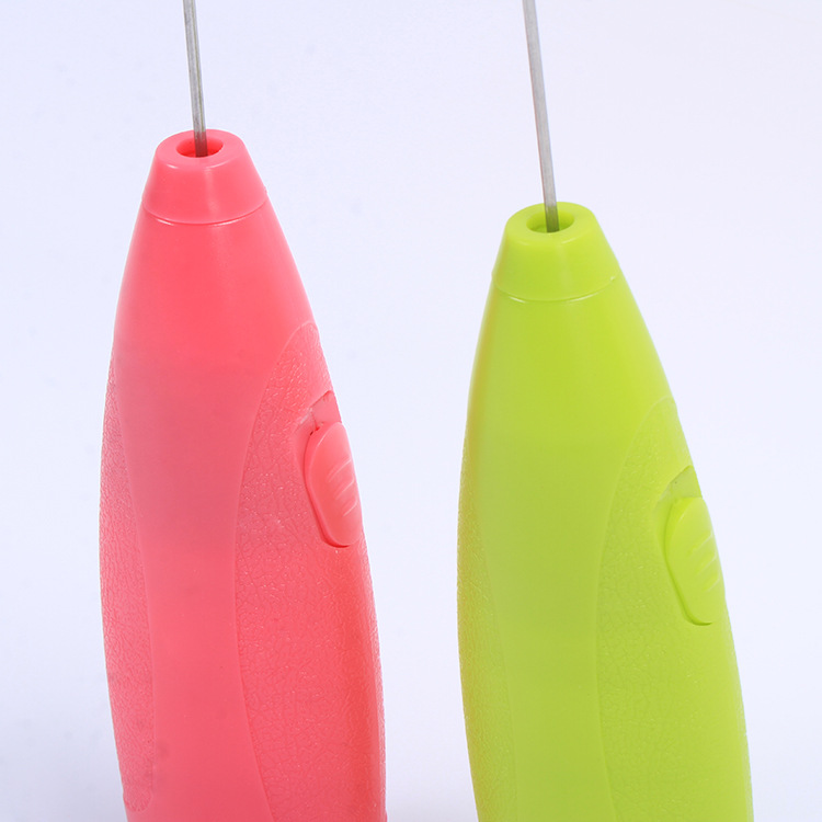 Electric handheld egg beater, mini stainless steel coffee mixer