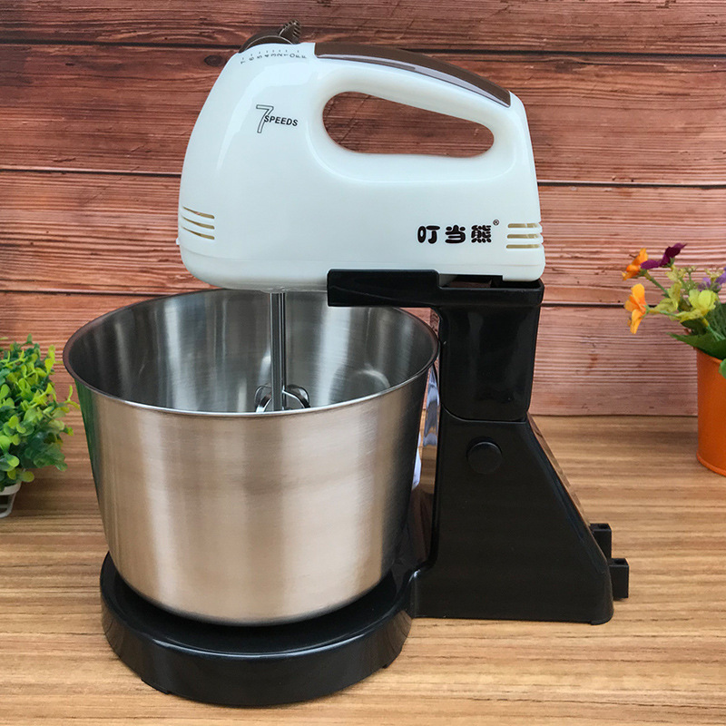 Wholesale Electric Whisk Household Electric Handheld Blender Automatic Desktop Egg Beater with Barrel Dough Mixer