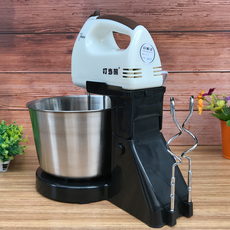 Wholesale Electric Whisk Household Electric Handheld Blender Automatic Desktop Egg Beater with Barrel Dough Mixer