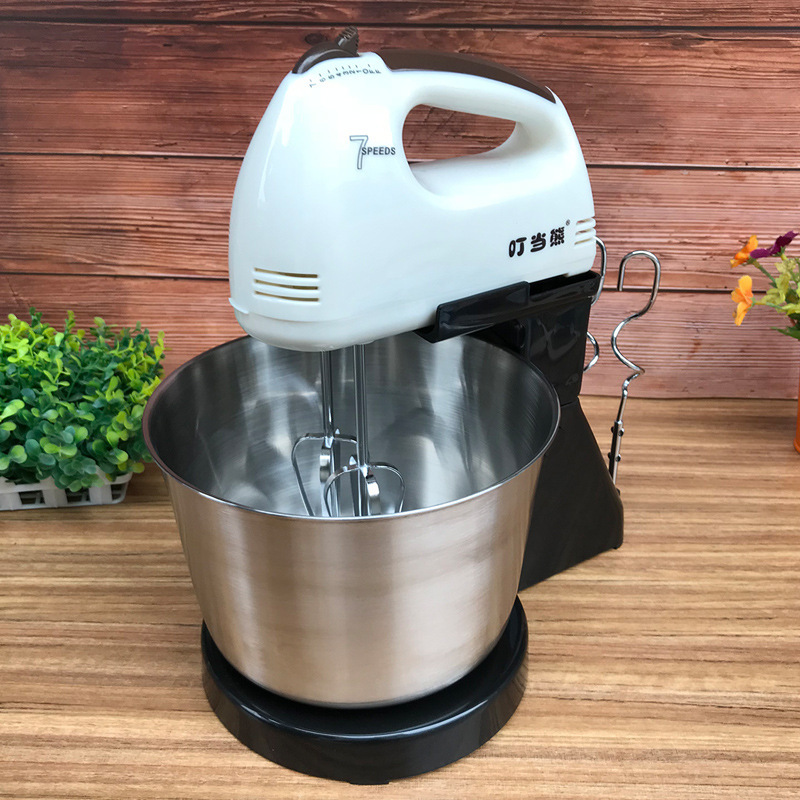 Wholesale Electric Whisk Household Electric Handheld Blender Automatic Desktop Egg Beater with Barrel Dough Mixer