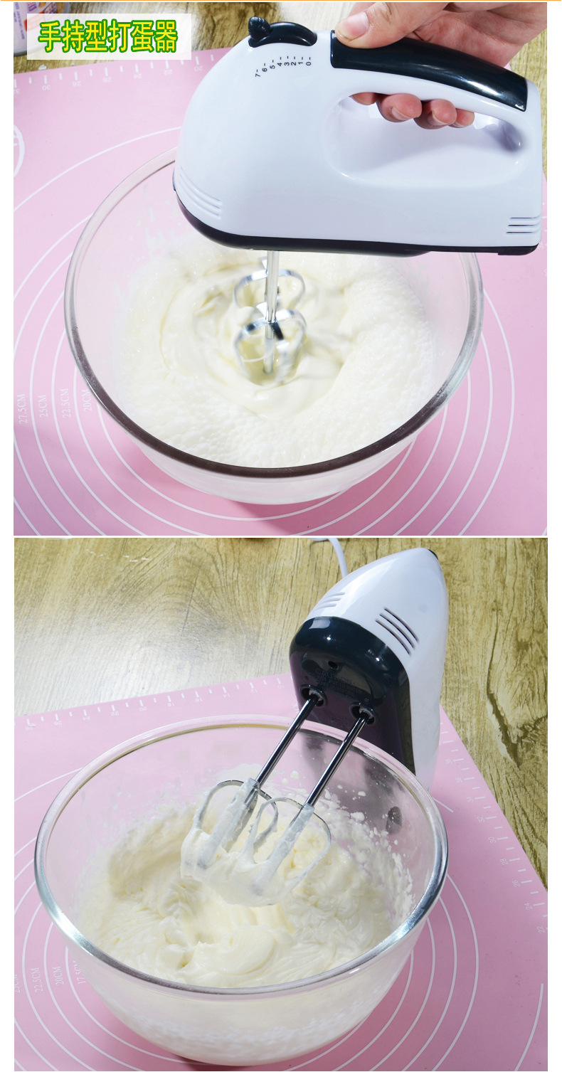 Wholesale Electric Whisk Household Electric Handheld Blender Automatic Desktop Egg Beater with Barrel Dough Mixer