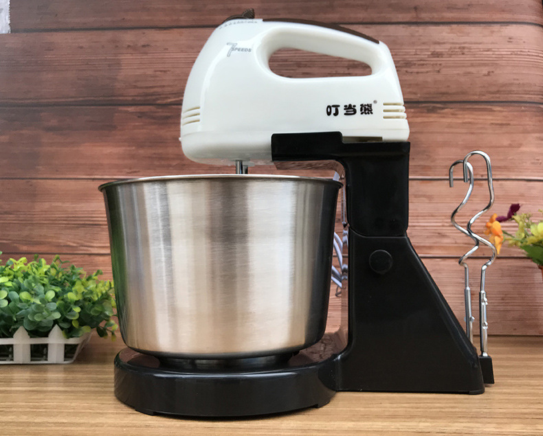 Wholesale Electric Whisk Household Electric Handheld Blender Automatic Desktop Egg Beater with Barrel Dough Mixer