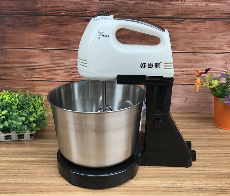Wholesale Electric Whisk Household Electric Handheld Blender Automatic Desktop Egg Beater with Barrel Dough Mixer