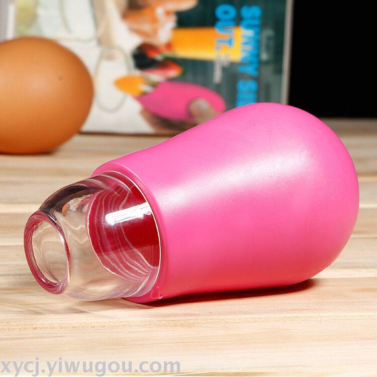 Baking tools kitchen egg yolk separator silicone suction filter mixer