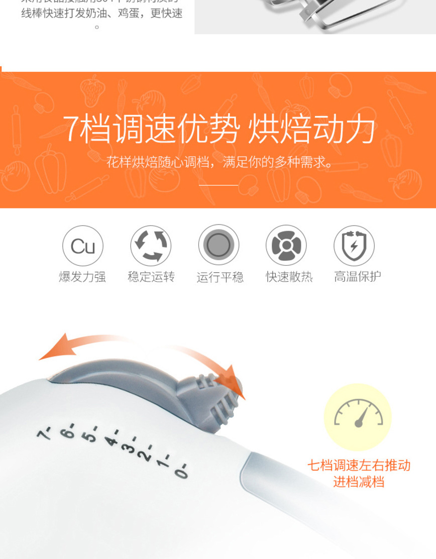 Baking Multi-Functional Egg Beater Electric Household Mini Manual Egg-Breaking Machine Small Cream Mixer Electric