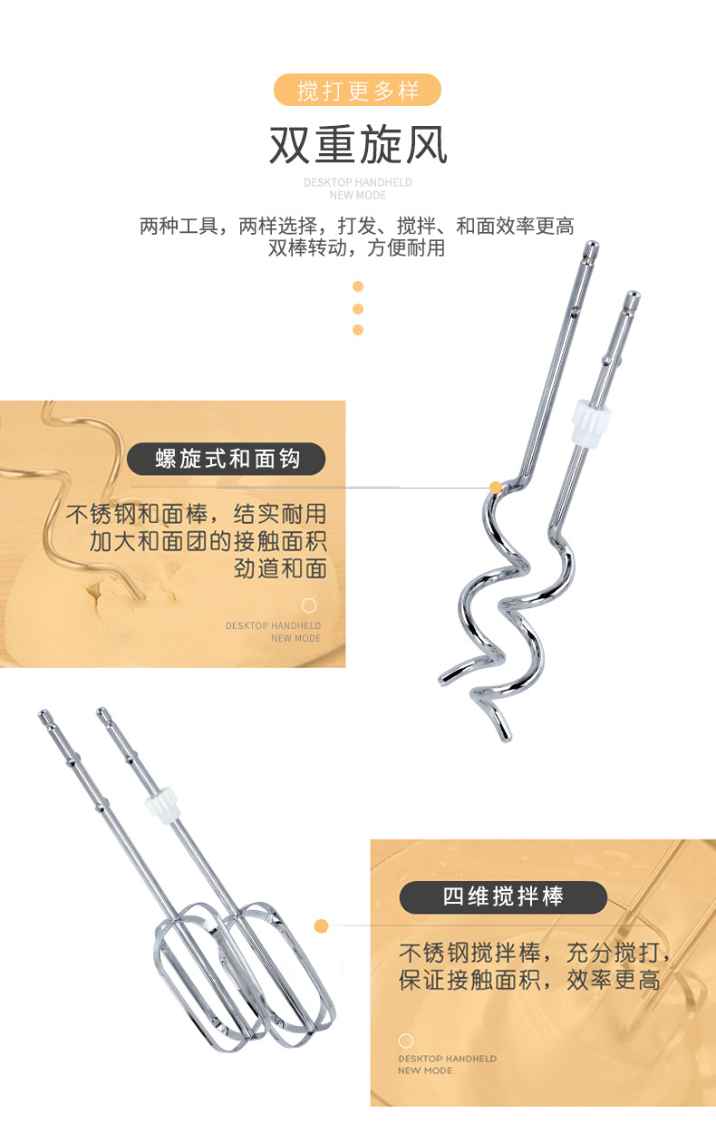Handheld Electric DualPurpose Egg Beater MultiFunction Copper Electric Core Dough Mixer Desktop Egg Beater Handheld Electric DualPurpose Egg Beater MultiFunction Copper Electric Core Dough Mixer Desktop Egg Beater