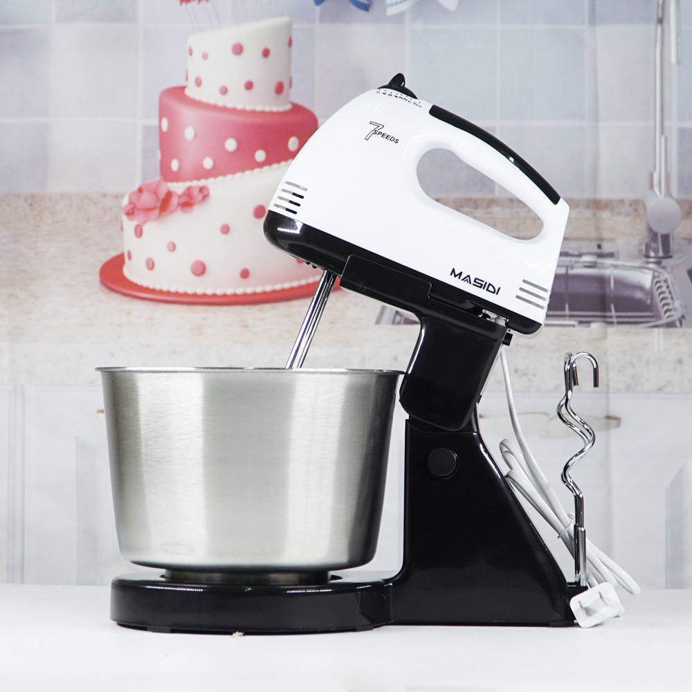 Wholesale Household Electric Handheld Desktop Egg Beater Desktop Mixer Egg-Whisk Beat Up The Cream Baking Cake Gift